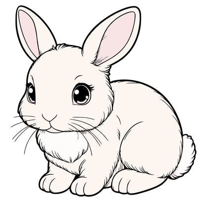 bunny realistic cute