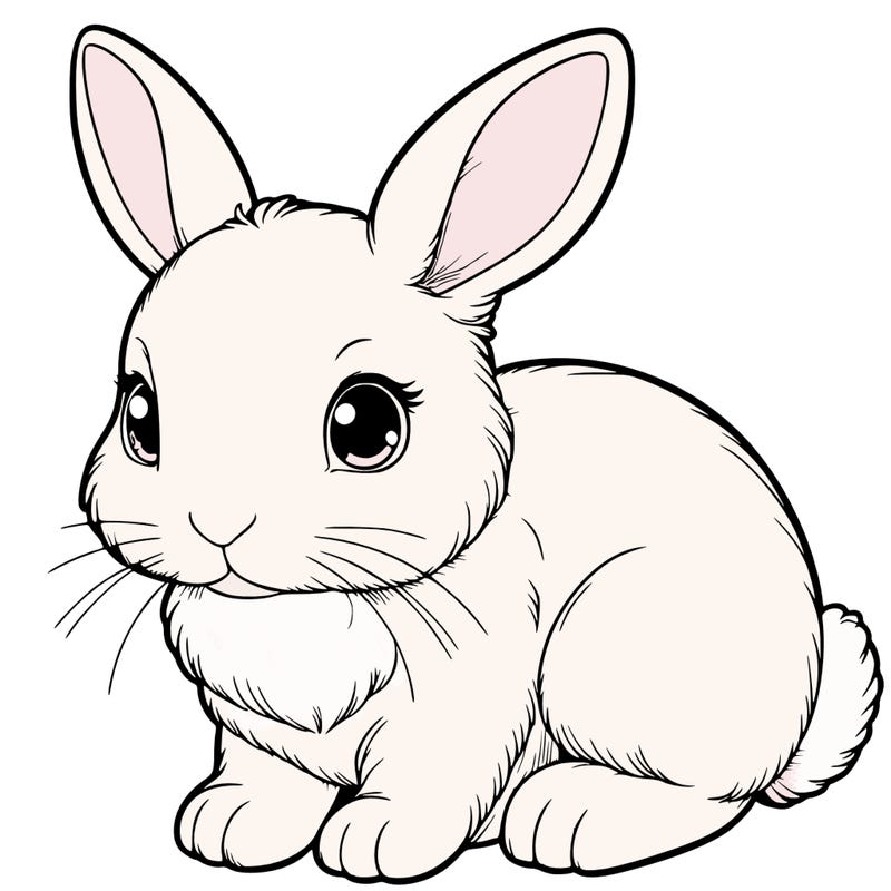 bunny realistic cute