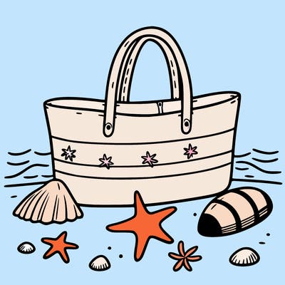 a beach bag