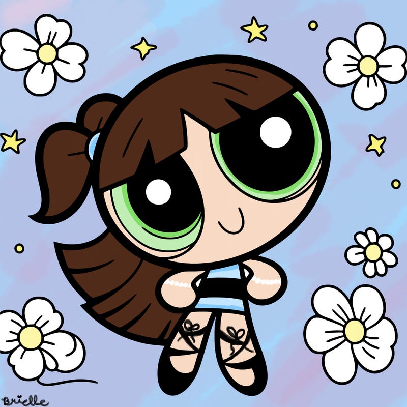 a powerpuff girl