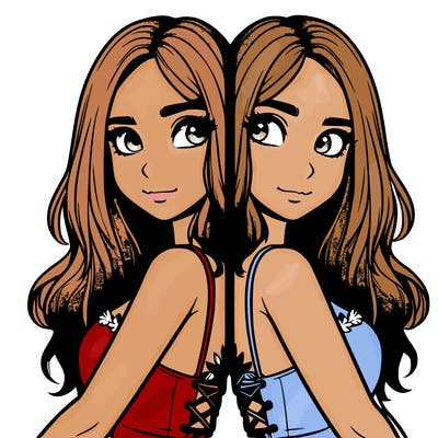 a realistic girl split