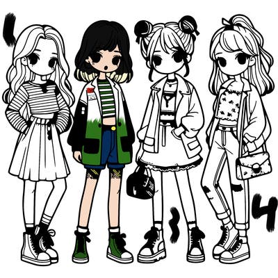 girls with fashion