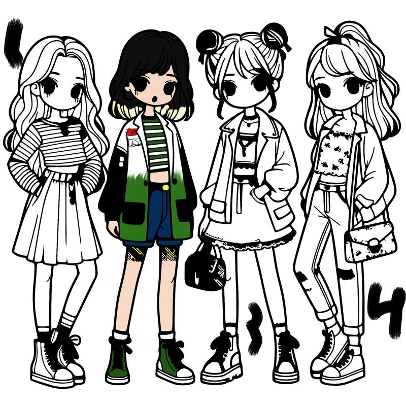 girls with fashion