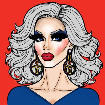 realistic drag queen