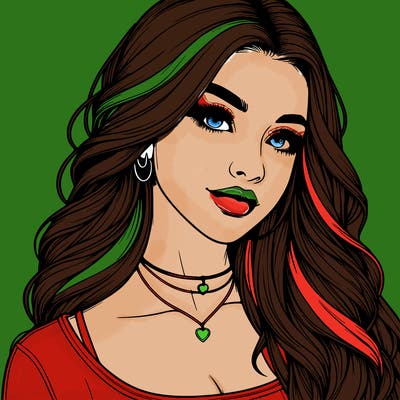 detailed realistic girl