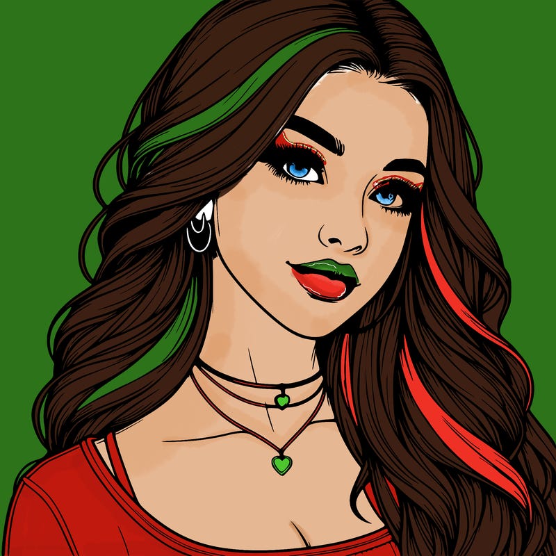 detailed realistic girl