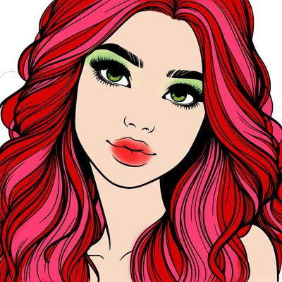 beautiful realistic girl