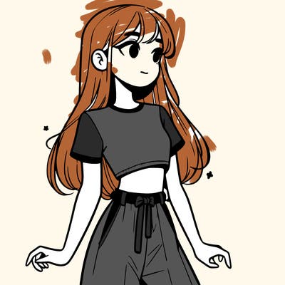 girl in a cute crop top