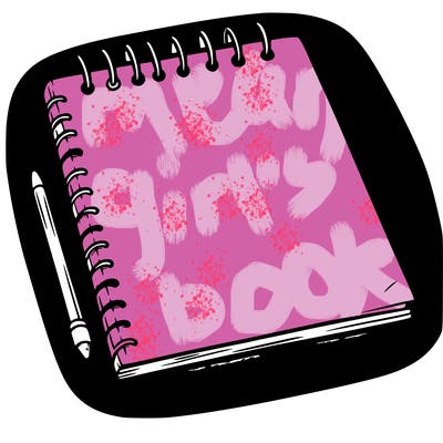 a blank sketch pad