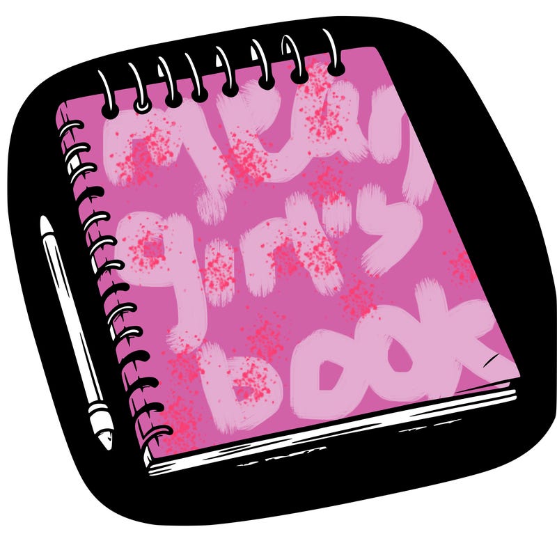 a blank sketch pad