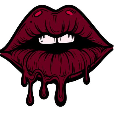 lips that look realistic and drip