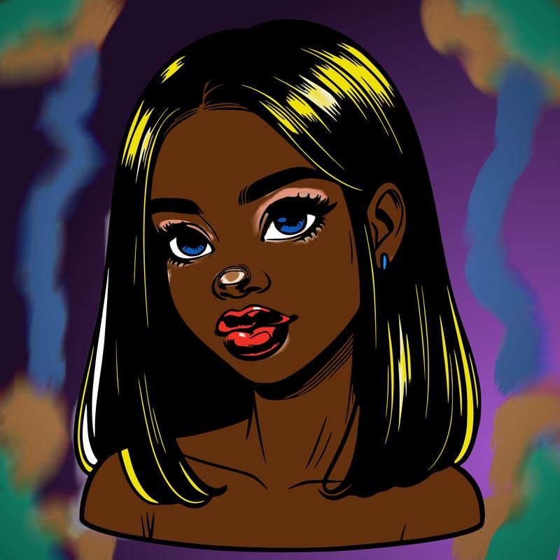 realistic black girl