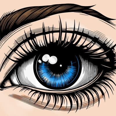 realistic eye