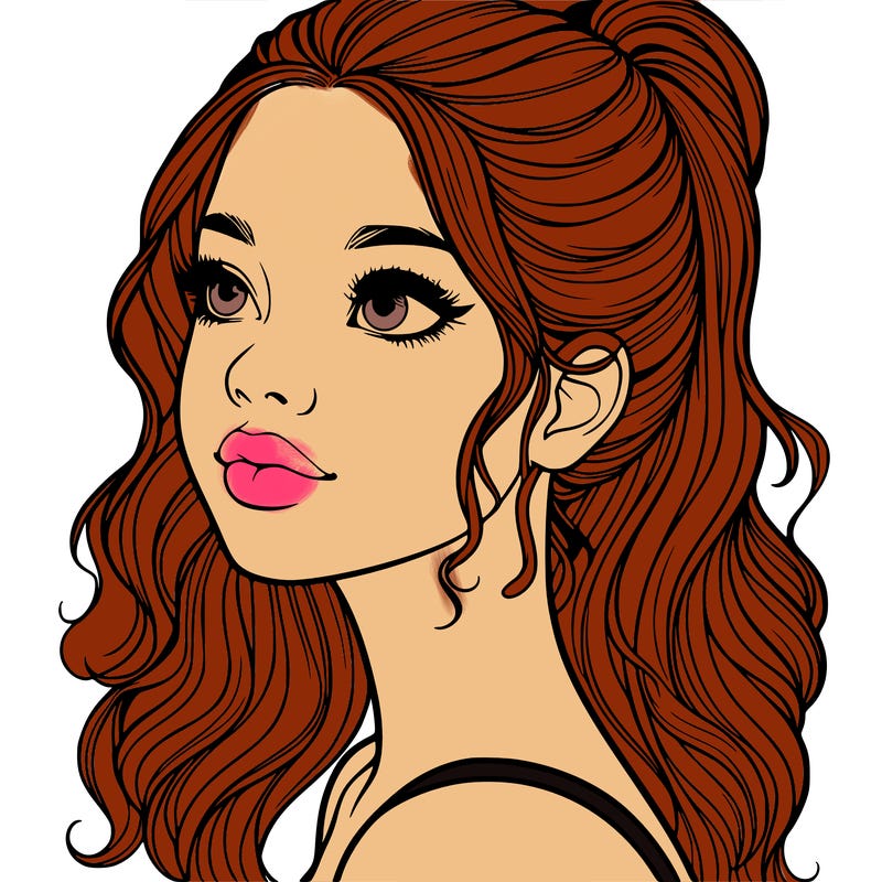 beautiful realistic girl