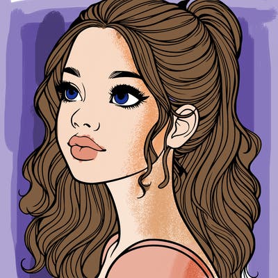 beautiful realistic girl