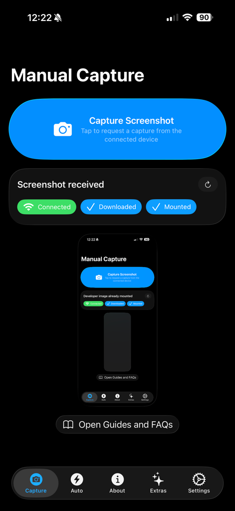 Dev Auto Capture - Developer Tools App | MWM