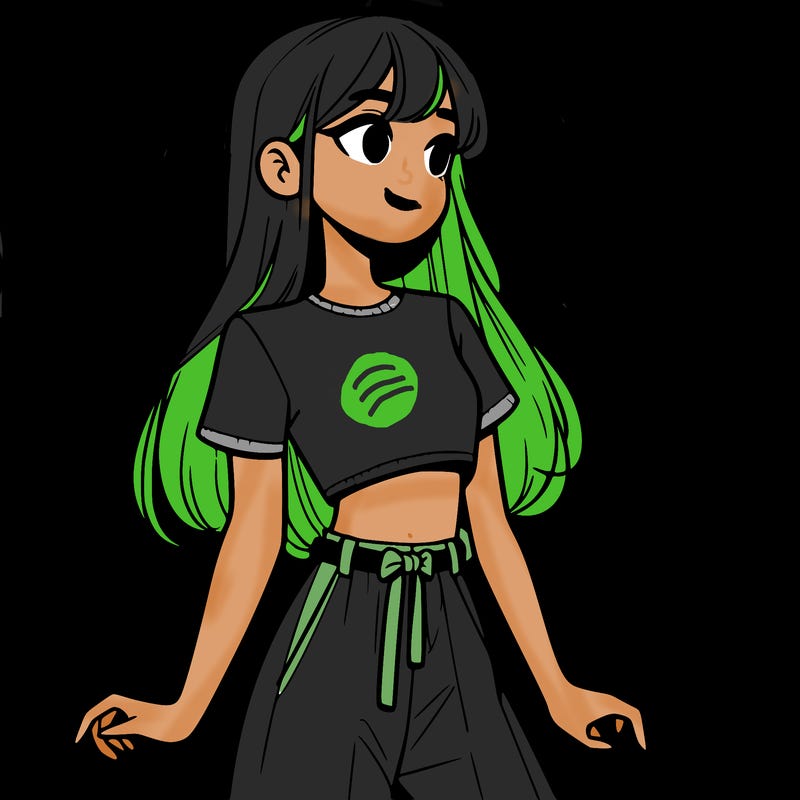 girl in a cute crop top