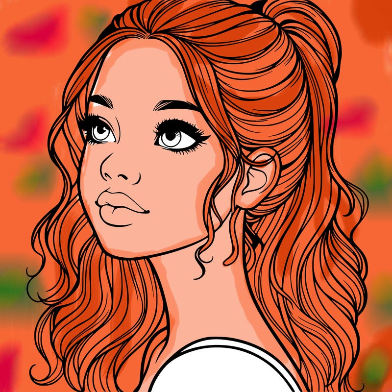 beautiful realistic girl