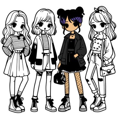 girls with fashion