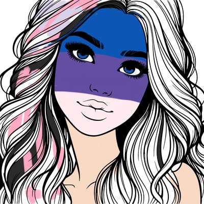 beautiful realistic girl