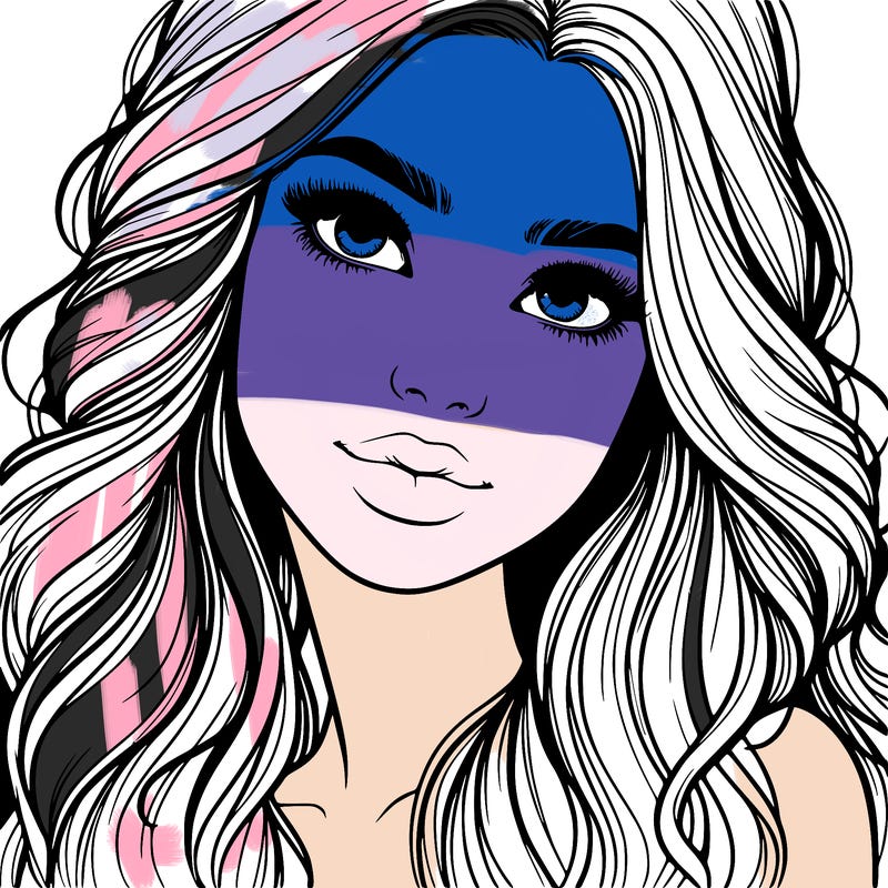 beautiful realistic girl