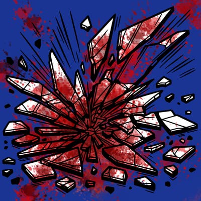 shattered glass