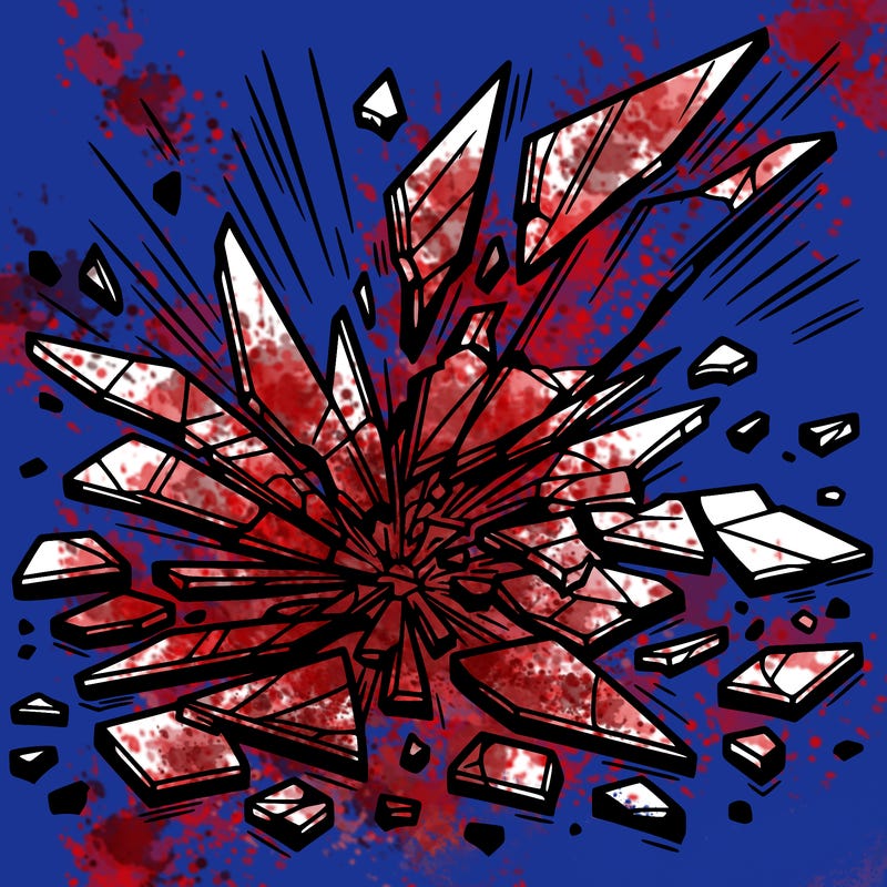 shattered glass