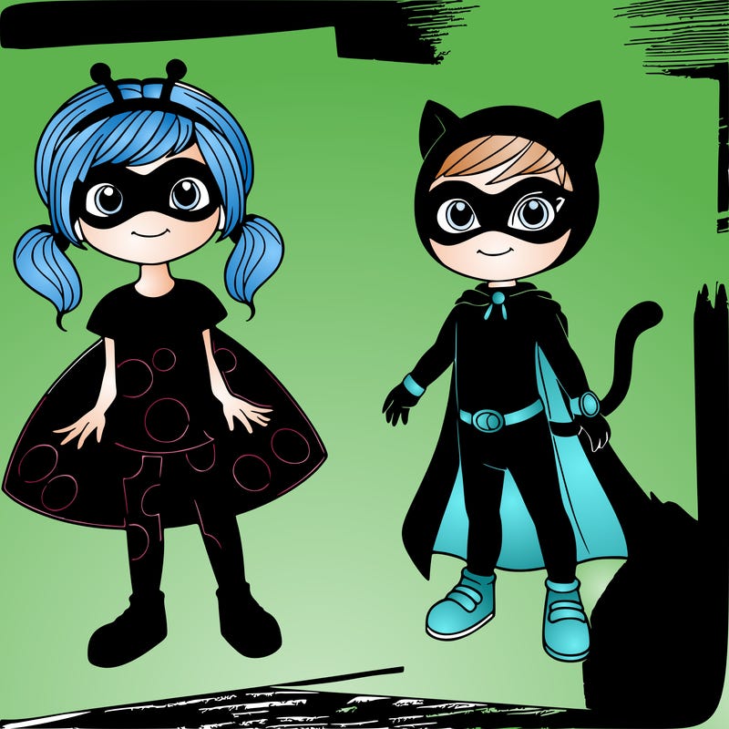 ladybug and cat noir