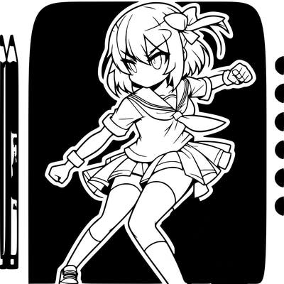 yandere girl fighting