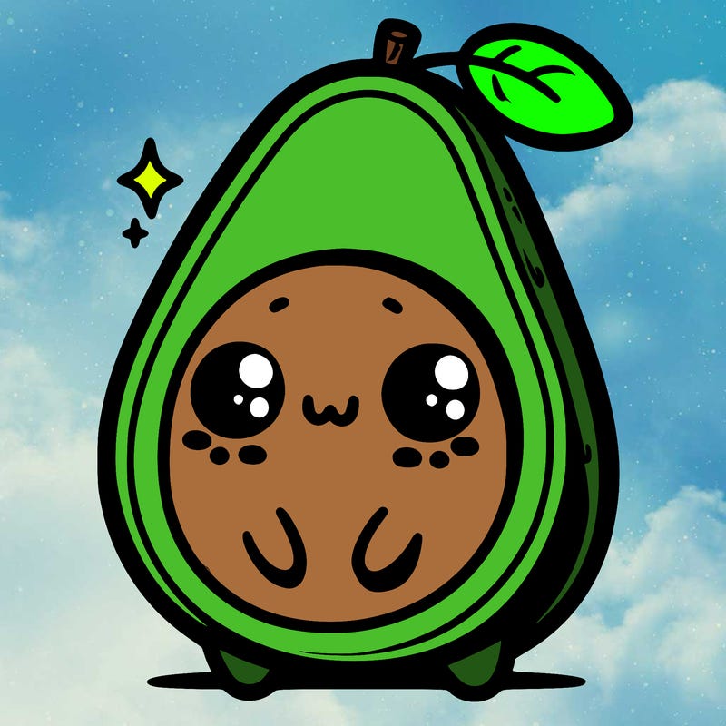cute avocado