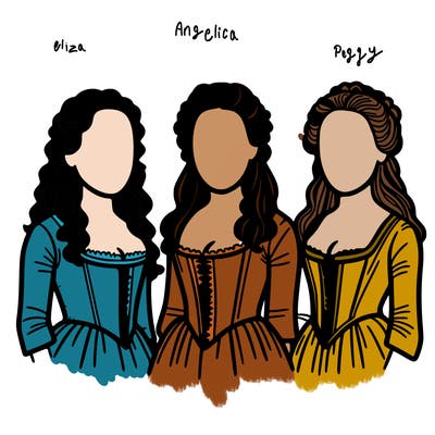 the schuyler sisters from hamilton the musical
