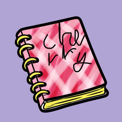 a blank sketch pad