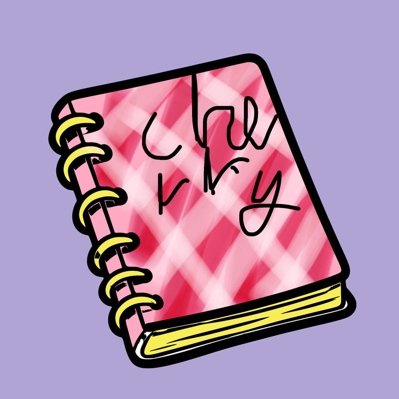 a blank sketch pad