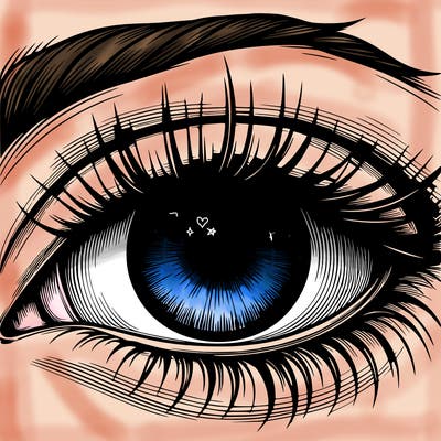 realistic eye