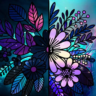 flowers split