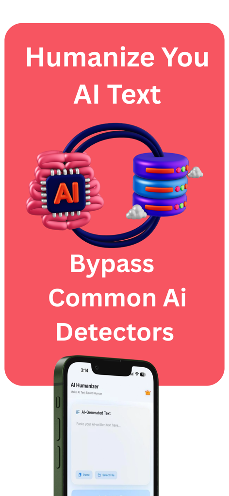 一般的なAI検出器を回避するためのAI人間化ツールを特徴とするGPT Detectorのプロモーションスクリーンショット