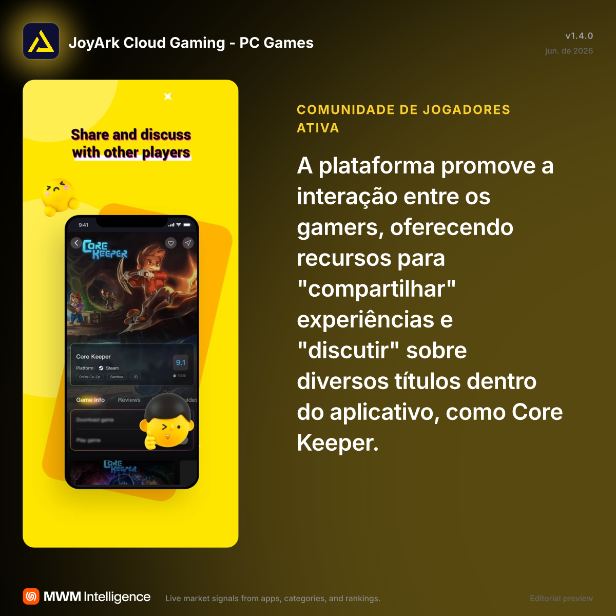 JoyArk Cloud Gaming - Jogos PC - App Utilidades | MWM