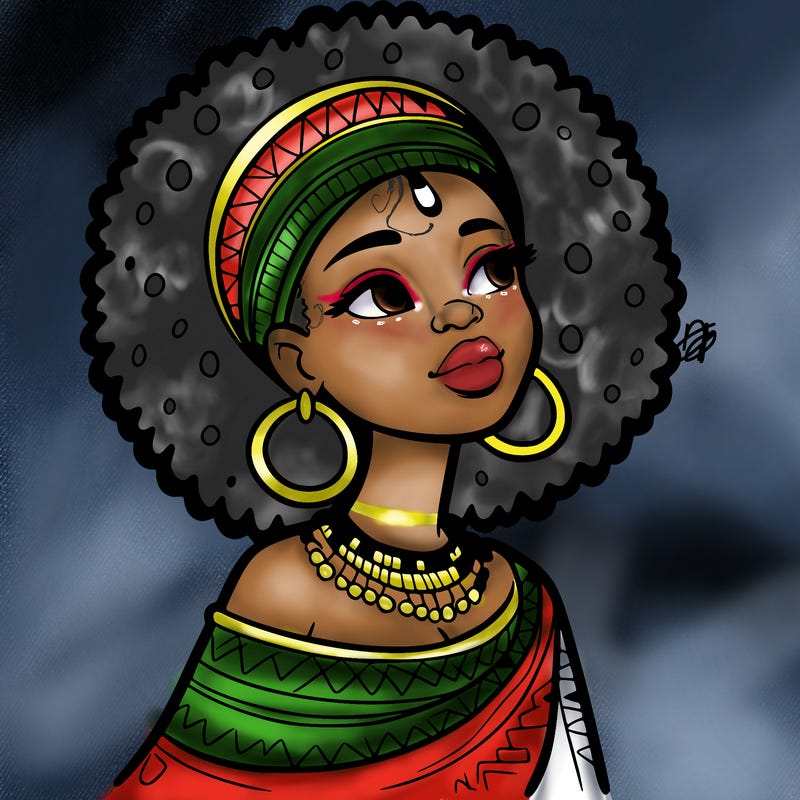 african woman