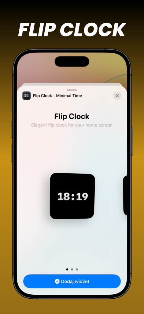 Flip Clock - Minimal Time - Utilities App | MWM