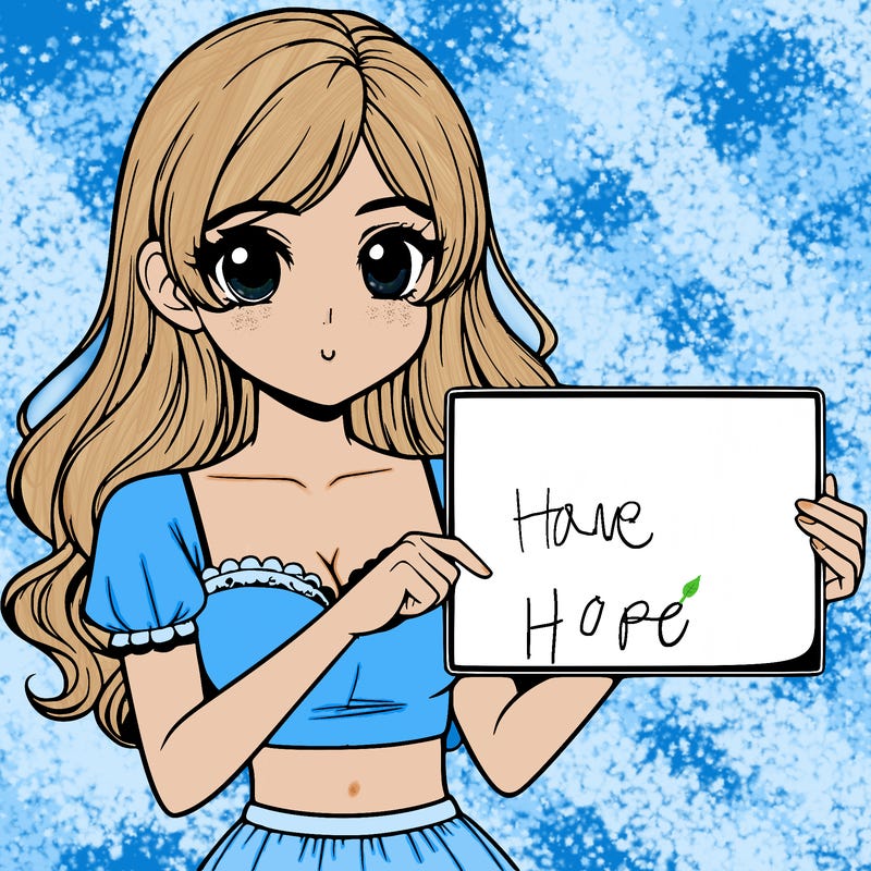 realistic pretty girl holding blank sign