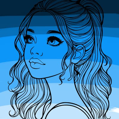 beautiful realistic girl
