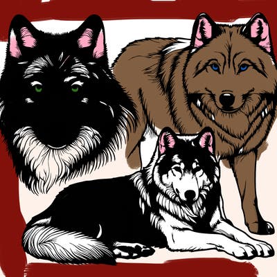 realistic wolves