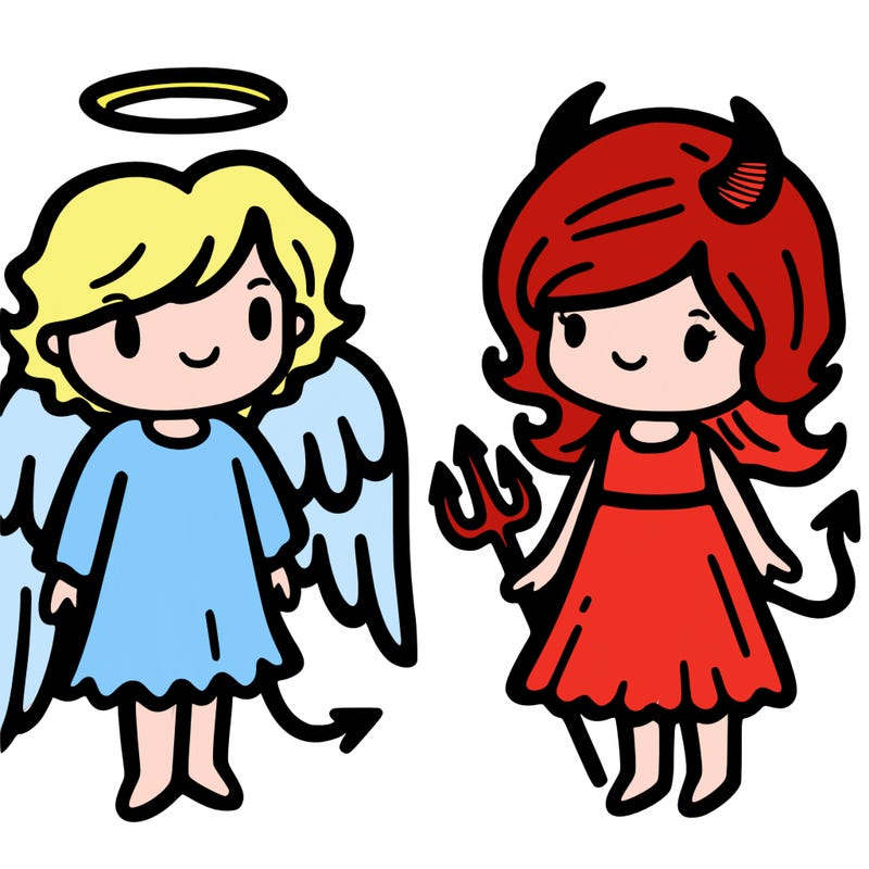 angel and devil