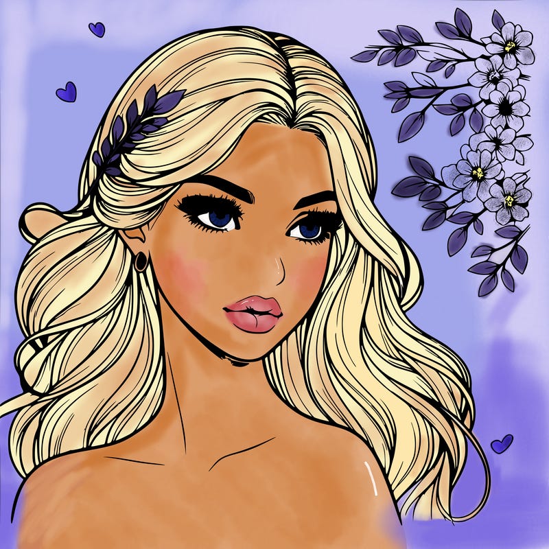 beautiful realistic girl