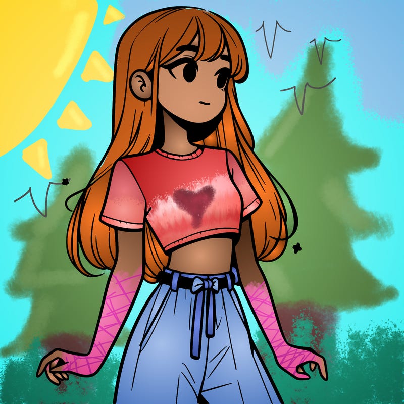 girl in a cute crop top
