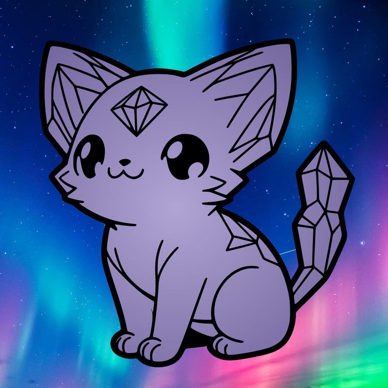 crystal kitten