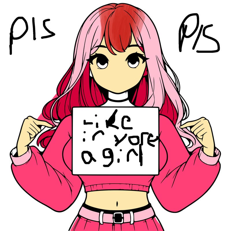 girl holding a blank sign in a long sleeve crop top