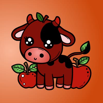 fruit cow