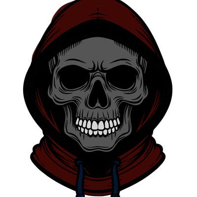 skull hoodie