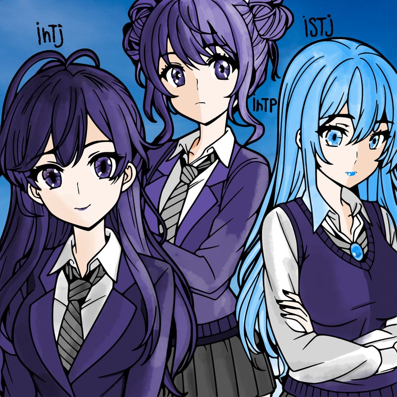 anime girls teenagers